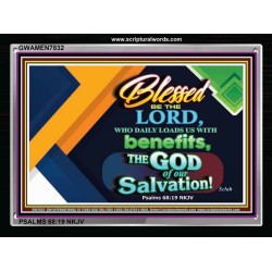 BLESSED BE THE LORD   Contemporary Christian Poster   (GWAMEN7832)   
