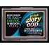 ALL THE GLORY OF GOD   Framed Scripture Art   (GWAMEN7842)   "33X25"