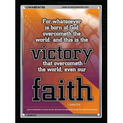 THE VICTORY THAT OVERCOMETH THE WORLD   Scriptural Portrait   (GWAMEN786)   