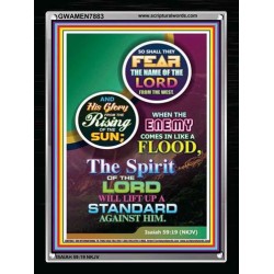 THE SPIRIT OF THE LORD   Contemporary Christian Paintings Frame   (GWAMEN7883)   