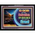 GOD OF OUR SALVATION   Business Motivation Art   (GWAMEN7953)   "33X25"