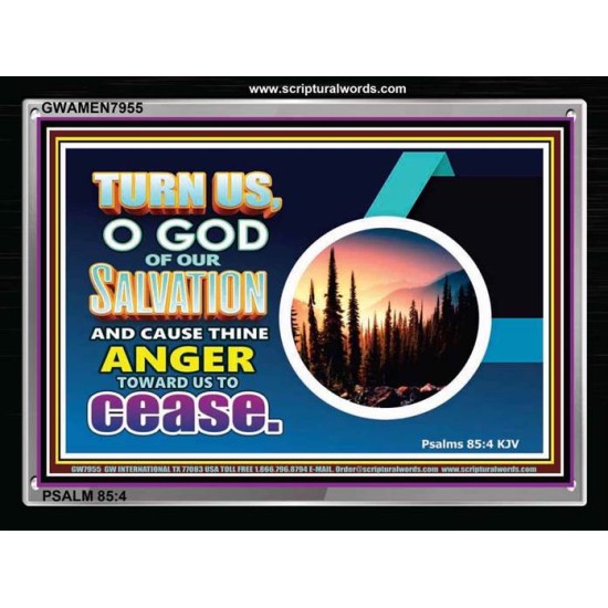 GOD OF OUR SALVATION   Scripture Art   (GWAMEN7955)   