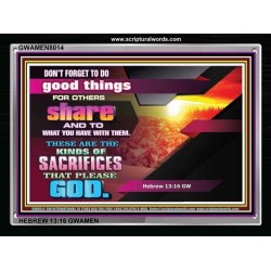 DO GOOD THINGS   Kitchen Wall Dcor   (GWAMEN8014)   