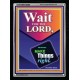 WAIT FOR THE LORD   Framed Scriptural Decor   (GWAMEN8069)   