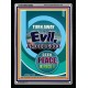 TURN AWAY FROM EVIL   Encouraging Bible Verses Framed   (GWAMEN8082)   