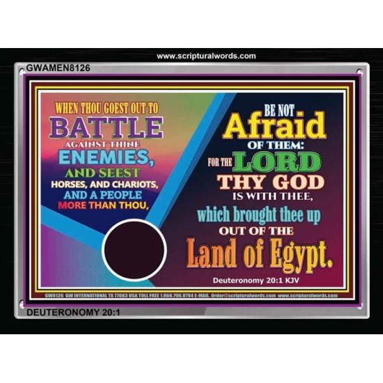 BE NOT AFRAID   Inspirational Bible Verses Framed   (GWAMEN8126)   