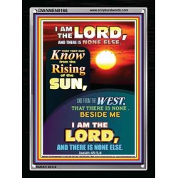 THE RISING OF THE SUN   Acrylic Glass Framed Bible Verse   (GWAMEN8166)   