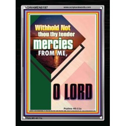 THE MERCYS OF GOD   Inspirational Wall Art Poster   (GWAMEN8197)   