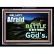 BE NOT AFRAID   Custom Framed Bible Verse   (GWAMEN8273)   