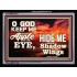 UNDER THE SHADOW OF THY WINGS   Frame Scriptural Wall Art   (GWAMEN8275)   "33X25"