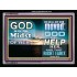 GOD IS IN THE MIDST OF HER   Scripture Frame Signs   (GWAMEN8295)   "33X25"