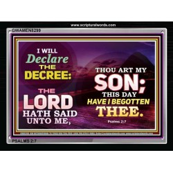 I WILL DECLARE THE DECREE   Christian Paintings   (GWAMEN8299)   