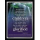 WE ARE THE CHILDREN OF GOD   Scriptural Portrait Acrylic Glass Frame   (GWAMEN830)   