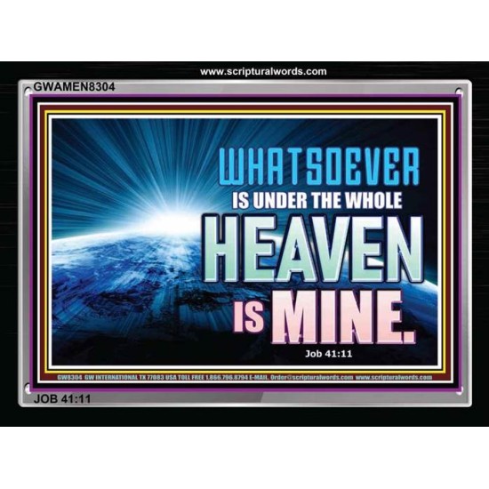 HEAVEN   Framed Sitting Room Wall Decoration   (GWAMEN8304)   