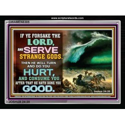 SERVE GOD ALONE   Frame Biblical Paintings   (GWAMEN8305)   