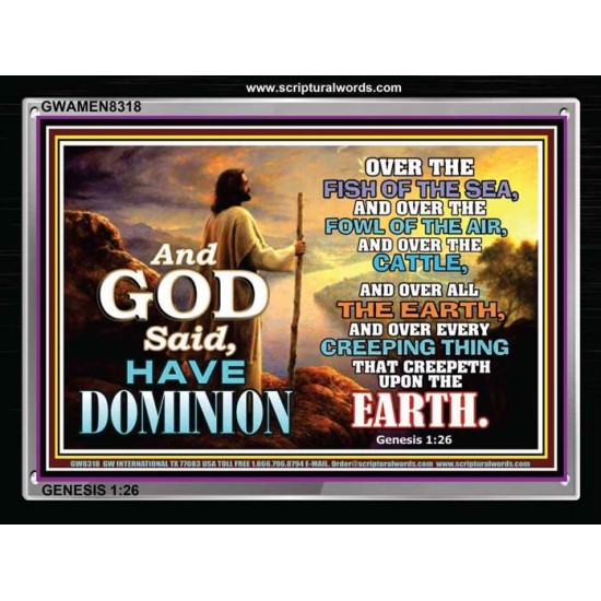DOMINION   Framed Bible Verses   (GWAMEN8318)   