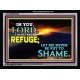 GOD OUR REFUGE   Bible Verses Framed for Home   (GWAMEN8328)   
