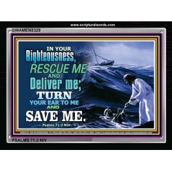 SAVE ME   Large Framed Scripture Wall Art   (GWAMEN8329)   