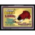 GIVE HEED TO ME O LORD   Framed Bible Verse Online   (GWAMEN8332)   "33X25"