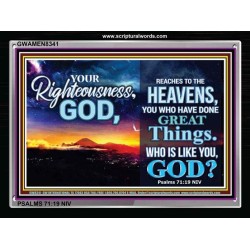 GREAT THINGS   Framed Bible Verses Online   (GWAMEN8341)   