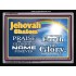 JEHOVAH SHALOM   Large Framed Scripture Wall Art   (GWAMEN8350)   "33X25"