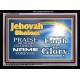 JEHOVAH SHALOM   Large Framed Scripture Wall Art   (GWAMEN8350)   