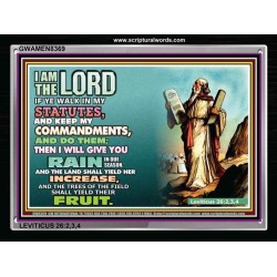 KEEP MY COMMANDMENTS   Frame Scriptural Dcor   (GWAMEN8369)   