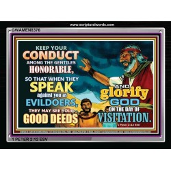 GLORIFY GOD   Scripture Framed    (GWAMEN8376)   