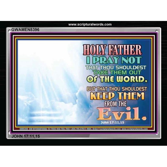 HOLY FATHER   Custom Contemporary Christian Wall Art   (GWAMEN8396)   