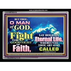 MAN OF GOD   Custom Frame Bible Verse   (GWAMEN8410)   