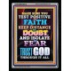 TRUST GOD AT ALL TIMES   Biblical Paintings Acrylic Glass Frame   (GWAMEN8415)   