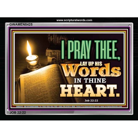 GODS WORD IN OUR HEART   Art & Dcor Frame   (GWAMEN8425)   