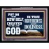 CREATED TO BE LIKE GOD   Inspirational Bible Verses Framed   (GWAMEN8439)   "33X25"