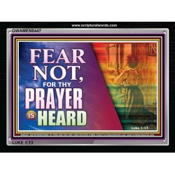 FEAR NOT   Bible Verses  Picture Frame Gift   (GWAMEN8447)   