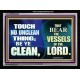 BE YE CLEAN   Bible Verse Framed for Home   (GWAMEN8449)   