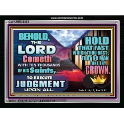 JUDGEMENT   Frame Bible Verse Online   (GWAMEN8466)   