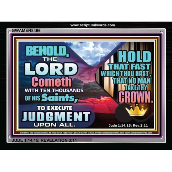 JUDGEMENT   Frame Bible Verse Online   (GWAMEN8466)   