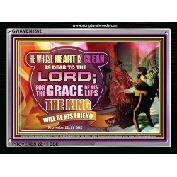 A CLEAN HEART   Bible Verses Frame Art Prints   (GWAMEN8502)   "33X25"