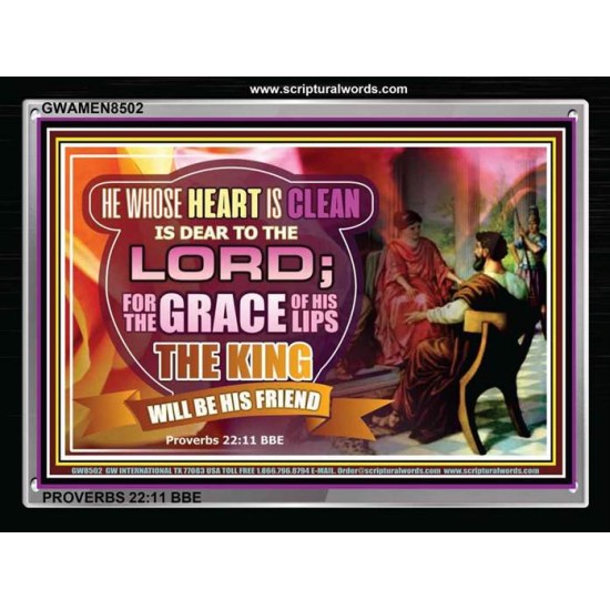 A CLEAN HEART   Bible Verses Frame Art Prints   (GWAMEN8502)   