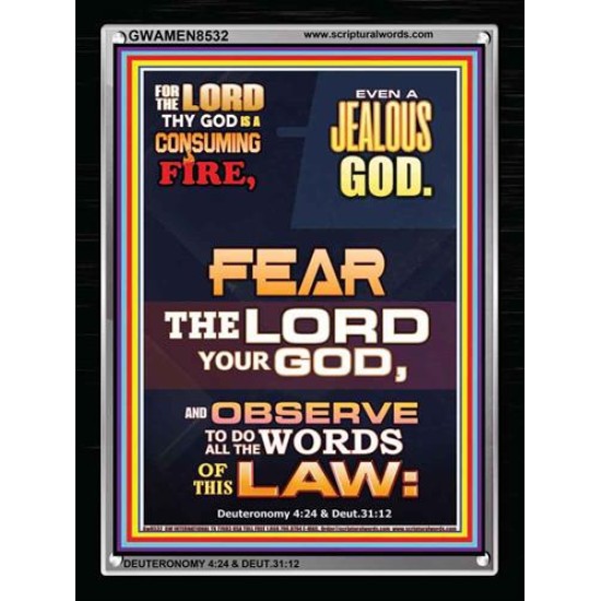 THE WORDS OF THE LAW   Bible Verses Framed Art Prints   (GWAMEN8532)   