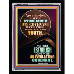 AN EVERLASTING COVENANT   Bible Verse Acrylic Glass Frame   (GWAMEN8614)   