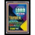 YAHWEH  OUR POWER AND MIGHT   Framed Office Wall Decoration   (GWAMEN8656)   "25X33"