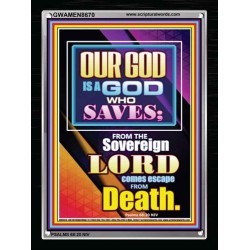THE SOVREIGN GOD   Christian Paintings Acrylic Glass Frame   (GWAMEN8670)   