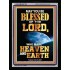 WHO MADE HEAVEN AND EARTH   Encouraging Bible Verses Framed   (GWAMEN8735)   "25X33"