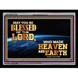 BLESSED OF THE LORD   Scripture Art   (GWAMEN8735L)   