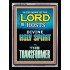 THE TRANSFORMER   Bible Verse Acrylic Glass Frame   (GWAMEN8789)   "25X33"