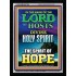 THE SPIRIT OF HOPE   Bible Verses Wall Art Acrylic Glass Frame   (GWAMEN8798)   "25X33"