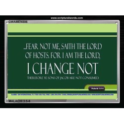FOR I AM THE LORD   Framed Prints     (GWAMEN886)   