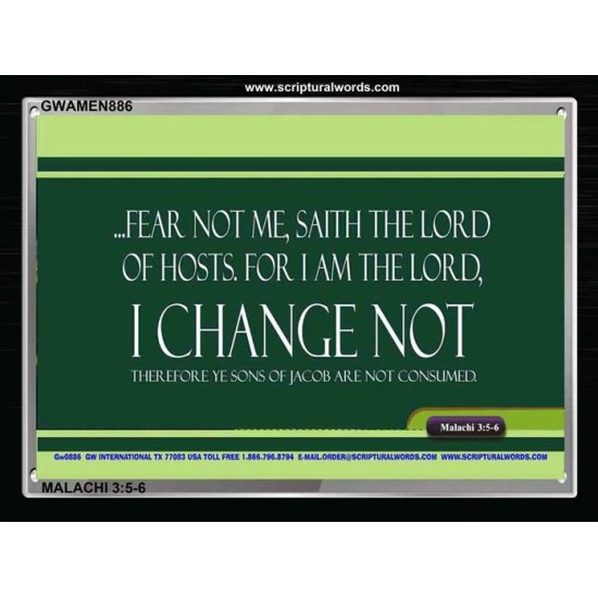 FOR I AM THE LORD   Framed Prints     (GWAMEN886)   