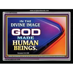 MADE IN GODS IMAGE   Modern Christian Wall Dcor Frame   (GWAMEN8866)   